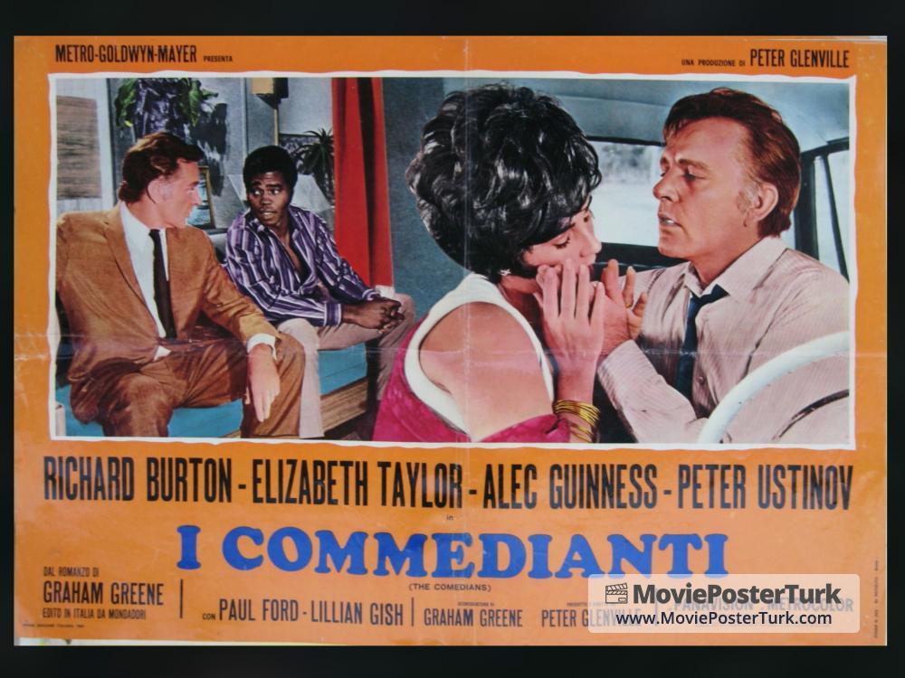 The Comedians 1967 OLUM OYUNCULARI Movie Poster Turk